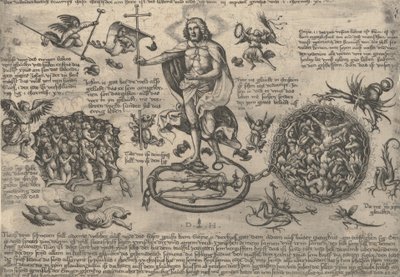 El Cristo triunfante, ca. 1530-36. de Daniel Hopfer