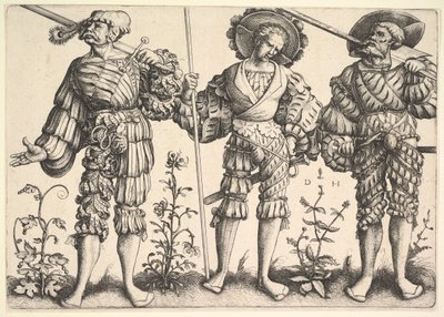 Tres Soldados Alemanes de Daniel Hopfer