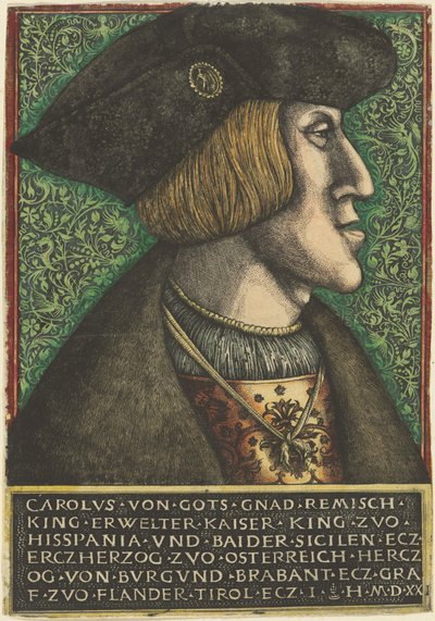 Emperador Carlos V de Daniel Hopfer and Hieronymus Hopfer