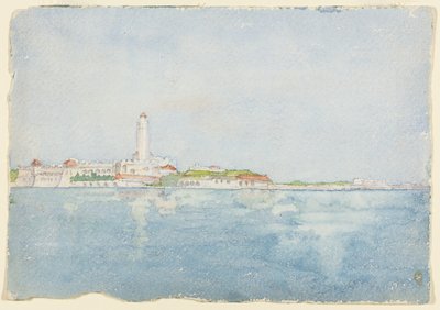 Boceto tomado en Argel, África del Norte, boceto de viaje de Daniel Hudson Burnham