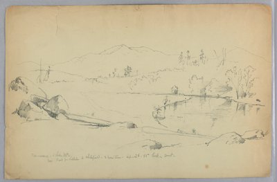 Río Ammonoosuc y Montañas Blancas, N.H. de Daniel Huntington