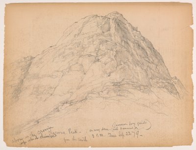 Pico Chocorua desde un hombro sur de Daniel Huntington