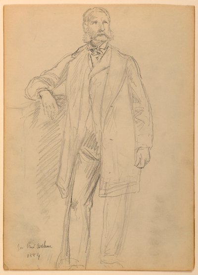 Dibujo, Presidente Chester A. Arth, 1884 de Daniel Huntington