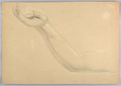 Dibujo, Estudio para duplicado de "C, 1850 de Daniel Huntington