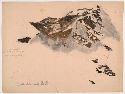 Desde la ventana del chalet, cima del Monte Scheidegg, después de una niebla y tormenta de Daniel Huntington
