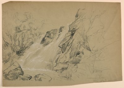 Cataratas Goodrich, río Ellis, New Hampshire de Daniel Huntington