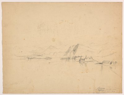 Lago Lucerna desde "El Cisne" de Daniel Huntington