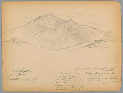 Monte Lafayette desde Oak Hill, Littleton, New Hampshire de Daniel Huntington
