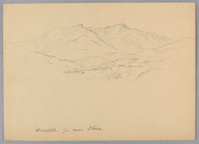Monte Mansfield desde cerca de Stowe, Vermont de Daniel Huntington