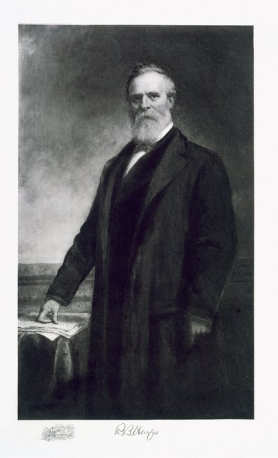 Rutherford B. Hayes, 19º Presidente de los Estados Unidos de América, pub. 1901 de Daniel Huntington