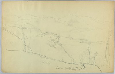 Valle de Saco desde White Horse Ledge, North Conway de Daniel Huntington
