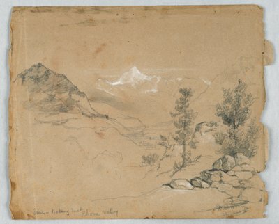 Sion, mirando al este, Valle del Ródano de Daniel Huntington