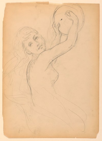 Boceto para una bacante de Daniel Huntington
