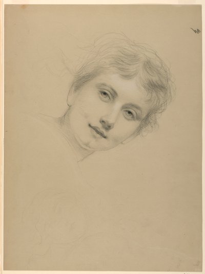 Boceto para una bacante de Daniel Huntington