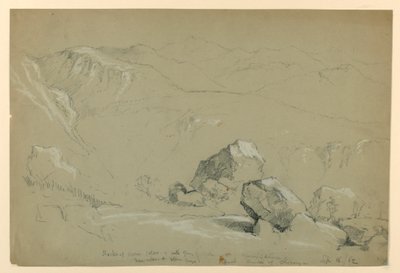 Boceto desde el Monte Chocorua de Daniel Huntington