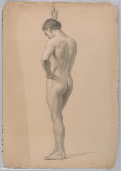 Desnudo Masculino de Pie de Daniel Huntington