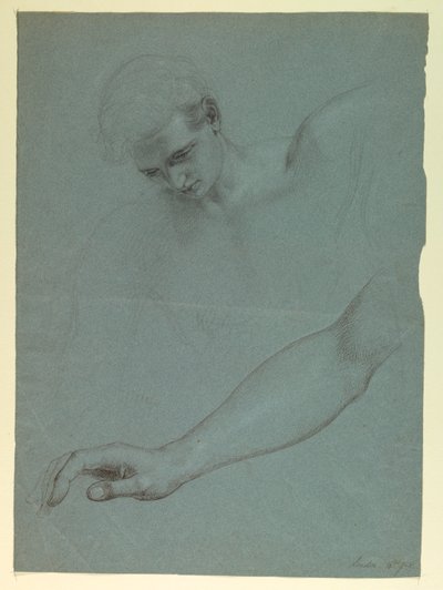 Estudios para ángel en "El sueño de la misericordia" de Daniel Huntington
