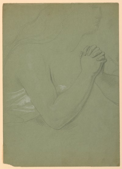 Estudio para una Magdalena, F de Daniel Huntington