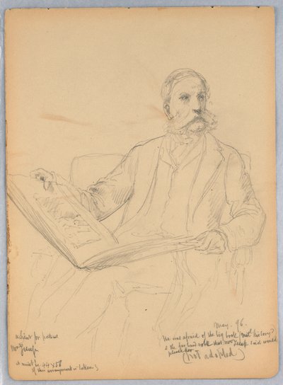 Estudio para un retrato del Sr. Morris K. Jesup, Esq. de Daniel Huntington