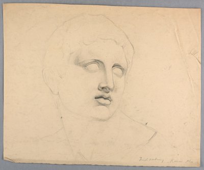 Estudio de Marco Antonio de una estatua de Daniel Huntington
