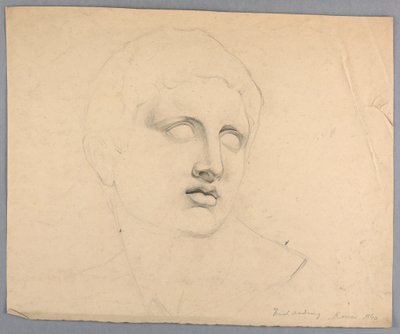 Estudio de Marco Antonio de una estatua de Daniel Huntington