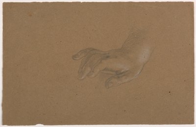 Estudio de una mano derecha de Daniel Huntington