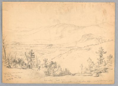 Vista hacia el sur desde el Monte Kearsarge, New Hampshire de Daniel Huntington