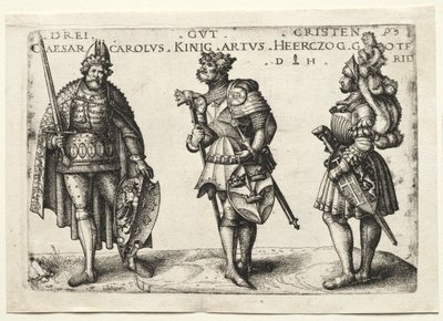 Three Worthy Christians de Daniel I Hopfer