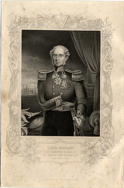 Retrato de Lord Raglan, 1856 de Daniel John Pound