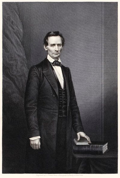 Abraham Lincoln: 16º Presidente de los Estados Unidos (grabado) de Daniel John. Pound