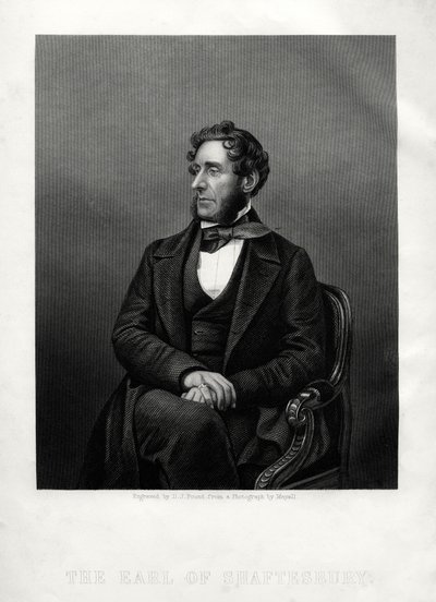 Anthony Ashley Cooper, 7º Conde de Shaftesbury, filántropo inglés, c1880 de Daniel John Pound