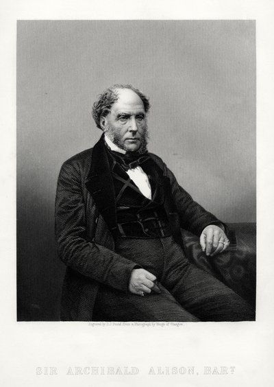 Archibald Alison, escritor didáctico y filosófico escocés, c1880 de Daniel John Pound