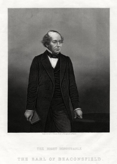 Benjamin Disraeli, Conde de Beaconsfield, Primer Ministro, 1880 de Daniel John Pound