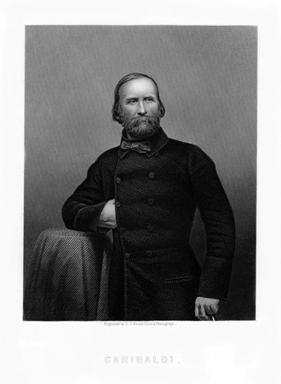 Giuseppe Garibaldi, patriota italiano, siglo XIX de Daniel John Pound