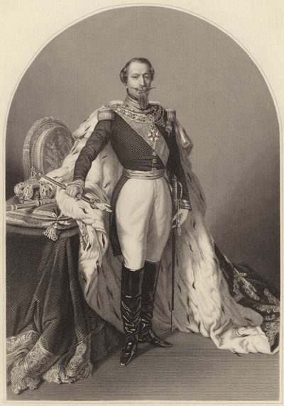 Luis Napoleón Bonaparte (grabado) de Daniel John. Pound