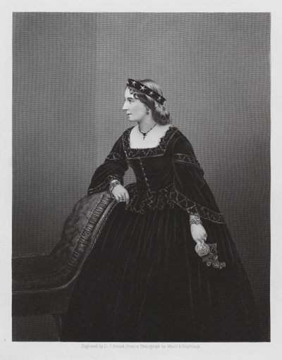 Lydia Thompson, bailarina y actriz inglesa (grabado) de Daniel John. Pound