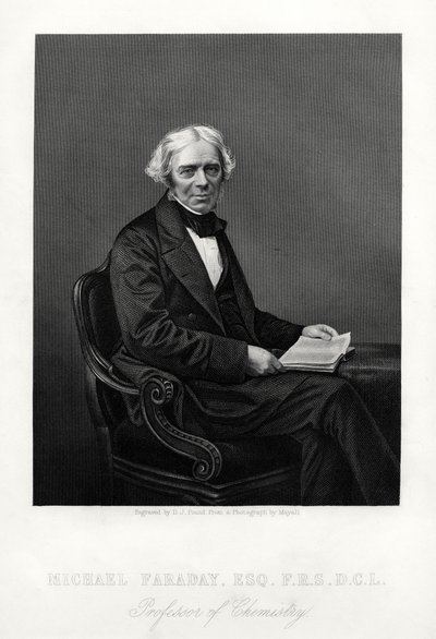 Michael Faraday, científico británico, c. 1880 de Daniel John Pound
