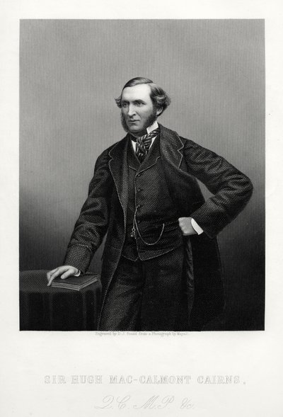 Sir Hugh Mac-Calmont Cairns, estadista británico, c1880 de Daniel John Pound