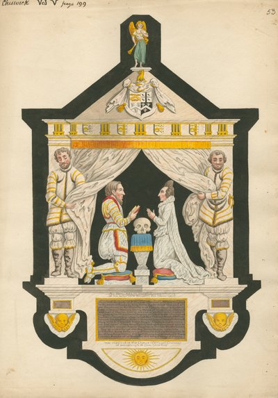 Monumento a Sir Thomas Chaloner de Daniel Lysons