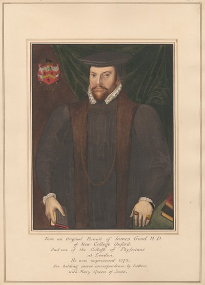 Retrato del Dr. James Good, del New College de Oxford de Daniel Lysons