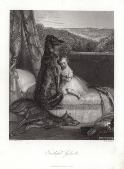 Gelert fiel de Daniel Maclise