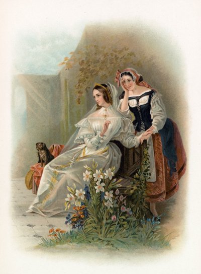 Olivia y María de Noche de Reyes de Daniel Maclise