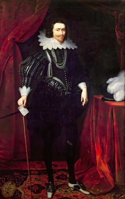 Retrato de George Villiers, 1er Duque de Buckingham de Daniel Mytens