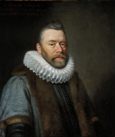 Sir Clement Edmondes, siglo XVII de Daniel Mytens