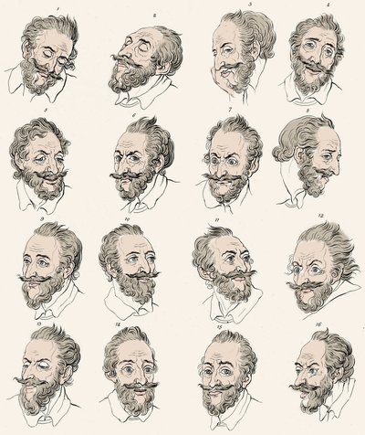Rey Enrique IV de Francia (1553-1610) en “Essays on physiognomy, designed to promote the knowledge and the love of mankind” John Caspar LAVATER - Grabado después de Daniel Chodowiecki de Daniel Nikolaus (after) Chodowiecki