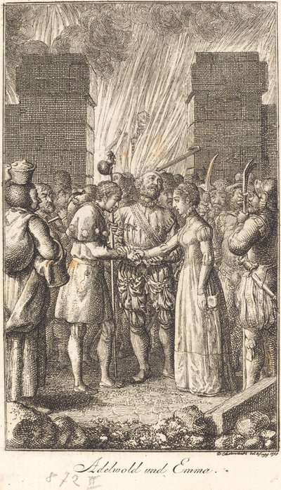 Adewold y Emma de Daniel Nikolaus Chodowiecki