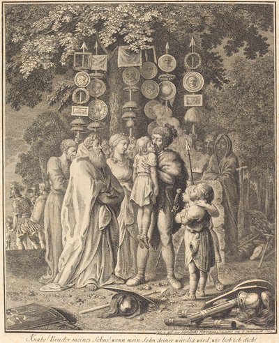Antiguos teutones de Daniel Nikolaus Chodowiecki