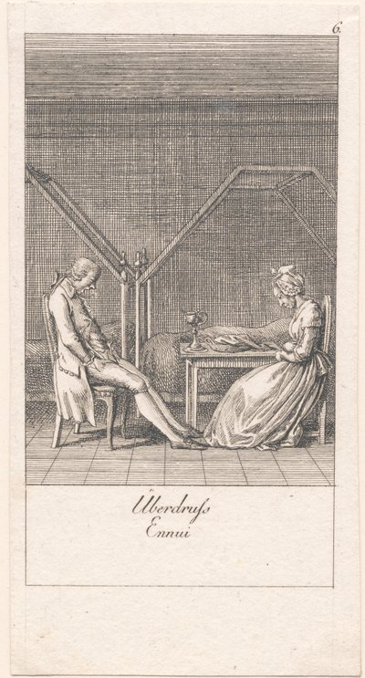 Motivos para el matrimonio y sus consecuencias. Bl. 6 de Daniel Nikolaus Chodowiecki