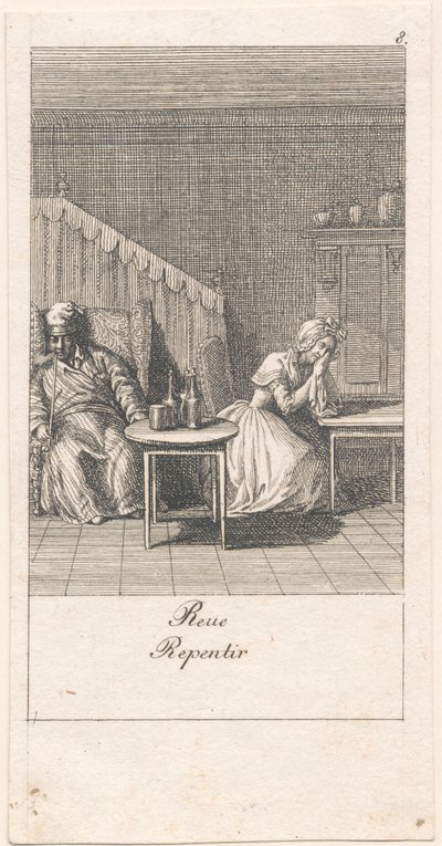 Motivos para el matrimonio y sus consecuencias. Bl. 8 de Daniel Nikolaus Chodowiecki