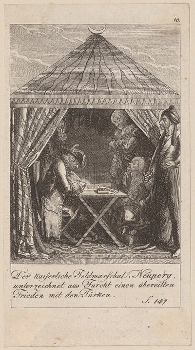 Lámina 10 de la serie «Historia de Brandeburgo» de Daniel Nikolaus Chodowiecki